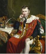 George Hayter Portrait of Charles Stuart oil painting on canvas